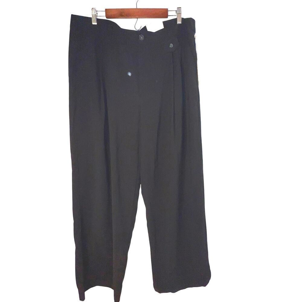 A new day size 16R pleated wide leg stretch dark academia Y2K Gorpcore pants NEW